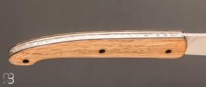    Couteau " Le Passager " de Pierre Thomas - Atelier Odae - Chêne sablé et 14c28n