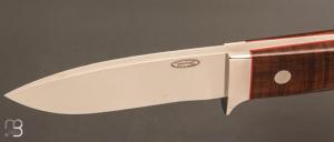    Couteau " Loveless Drop Point 4" " par Shaun Bruwer - Autralian Ringed gidgee et N690