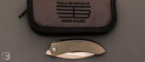   Couteau " Lum Legacy N°7/9 " custom par Tashi Bharucha - Titane et lame en RWL34