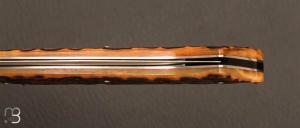 Couteau " MF custom " par Jess Horn - Jigged Bone et ATS-34