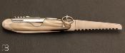 Couteau de poche Navette 13 cm Corne blonde 4 pièces par J.Mongin