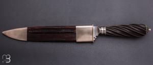    Couteau " Méditerranean Dirk " droit custom par Joe Keeslar