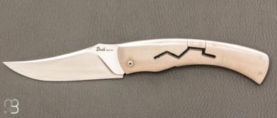 Couteau " Minimix " custom de Florent Dall'ava - L'atelier Dall'ava - Titane et N690