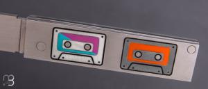     Couteau " O² Cassettes ressort invisible " par Nicolas Couderc - RWL34