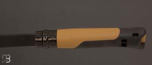  Couteau  Opinel N°08 Horizon - Moutarde - Lame PVD Black