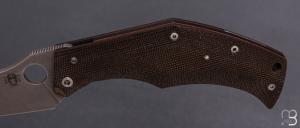   Couteau " Persistent " custom par Torpen Knives - Jérôme Hovaere - Micarta et N690Co