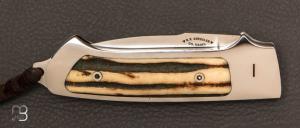  Couteau  "  Prototype Tail Lock " stag par Dietmar F. Kressler - Stag