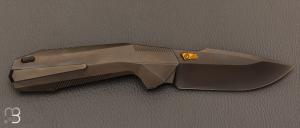 Couteau " RT-WK1-F Disassembly knife" par Remette RT - Titane et lame en M390
