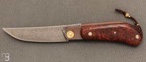 Couteau " Ronin pimontais " par Tony Ruot - Bruyre et C130