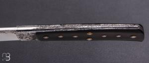   Couteau " Alpin " de Martin Mougeot Bohers - Corne de buffle et C130
