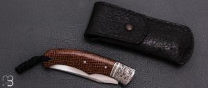    Couteau " Ryan's  " custom par Raphaël Durand - Kevlar "Thunderstrike" et RWL-34
