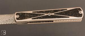    Couteau " Sfilato Sobrio " liner lock par Carlo Cavedon - CavedonArt