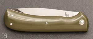    Couteau " Sitka" par Laurent Gaillard - G10 et lame en 14c28