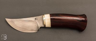  Couteau " Skinner " damas droit par Daniel Vally