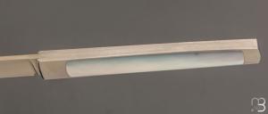 Couteau " Slipjoint " custom de Lionel Lalague - Nacre et lame en RWL34