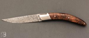  Couteau " Styl'ver damas " par Goyon Chazeau - Noyer