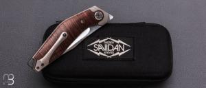  Couteau " Sweetbeat " custom par Thierry Savidan - Koa et CPM 154CM