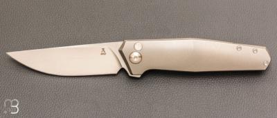   Couteau " Toko" flipper de Jens Anso - Titane et RWL34