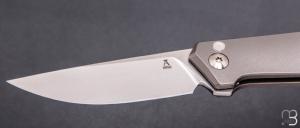    Couteau " Toko" flipper de Jens Anso - Titane et RWL34