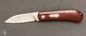   Couteau  " Zulu " par Aleksandr Vetrov - Micarta / M390