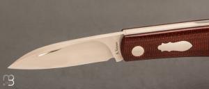   Couteau  " Zulu " par Aleksandr Vetrov - Micarta / M390