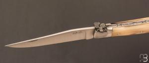   Couteau de collection Laguiole Corne blonde par Jean-Michel Cayron