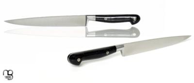 Couteau de cuisine Atelier Perceval forgé pakkawood trancheur