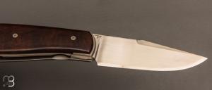   Couteau " custom " pliant de David Lespect - Ironwood et C105
