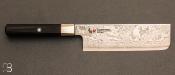 Couteau de cuisine Nakiri 165 mm Splash Hybrid zanmaï - HZ2-3008DS