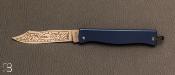 Couteau de poche Douk-Douk Color bleu PM par Cognet