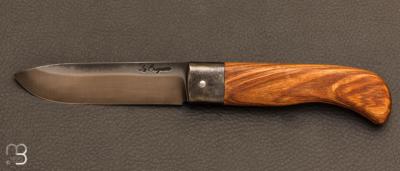  Couteau de poche Le Bugiste frêne olivier par Frédéric Maschio