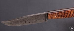    Couteau droit par Anthony Brochier - Tasmanian Blackwood et damas