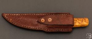 Couteau " fixe " Nordique Custom de Erik Markman - Bouleau de carélie 