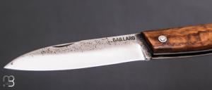 Couteau "slipjoint " par Laurent Gaillard - Châtaignier et lame en XC75