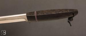   Couteau  "  Tanto " droit de Sergei Shidlovskii - Morta et fibre de carbone