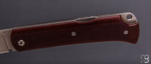    Duo couteaux " Le Gentleman "  par Eric Parmentier et éditions G - Micarta