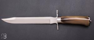  Dague de chasse Mongin pour la Maison E.Peter Paris - Corne blonde