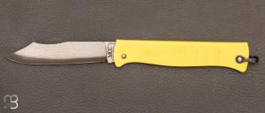 Couteau "  Douk-Douk VG10 damas " srie limite - Jaune