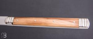    Couteau " Grand Marquis " par Mathieu Herrero - Ivoire de mammouth et lame en XC100