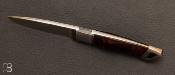 Couteau " drop point hunter " intégral par Dietmar F. Kressler - Ironwood