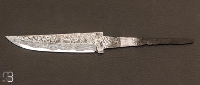   Lame nordique "Scandinavian Damascus" à monter par Kaj EMBRETSEN