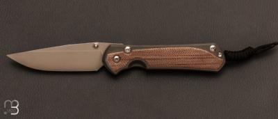 "Sebenza 31 Large Natural Micarta inlay" L31-1212 de Chris Reeve