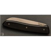 L08 Perceval knife Gabon ebony