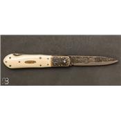 Couteau de poche dague fermante par Henry Frank