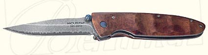 Couteau pliant MC-16D Classic Clip loupe de cognassier damas sanmai par MCUSTA