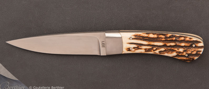 Couteau de chasse bois de cerf par Tommy Lee