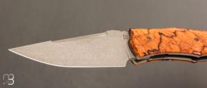    Couteau " C-KLONE " custom par Rémi Lavialle - Bois de fer et RWL34