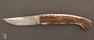 1515 Stag Antler pocket knife by Manu Laplace