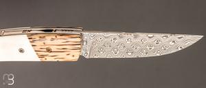  Couteau " 1515 collection Zulu " par Manu Laplace - Os et Palmier