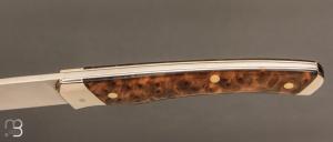  Couteau " 1820 " par Mathieu Herrero - Thuya et lame en 14C28N